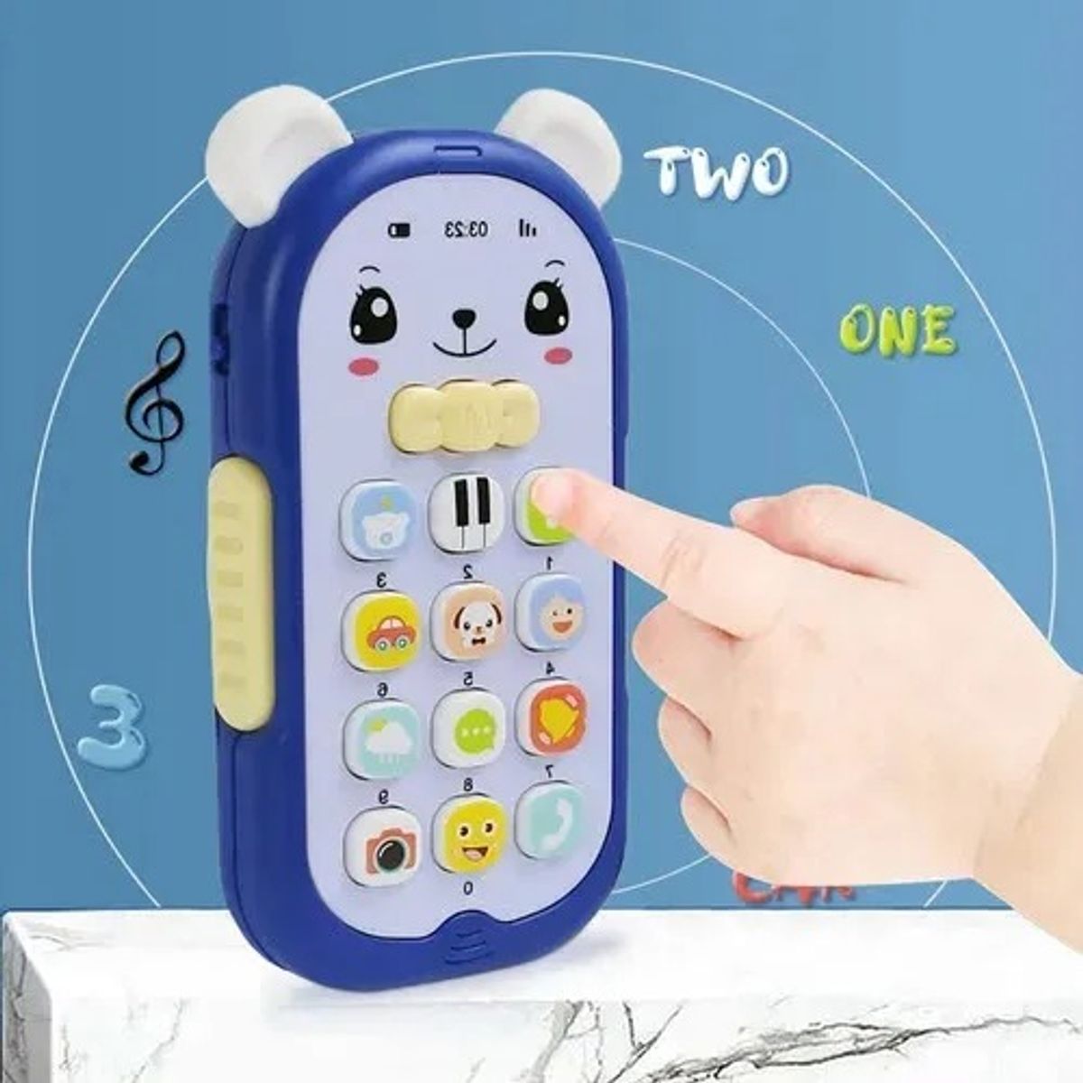 GENERICO - Juguete lindo de celular para bebé y niños Hay música y luz