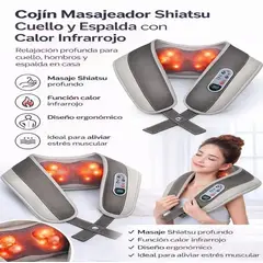 MOVI - Cojin Masajeador cuello y espalda