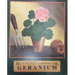 DECO - Lámina de Arte - The Old Garden Geranium 40x50 cm