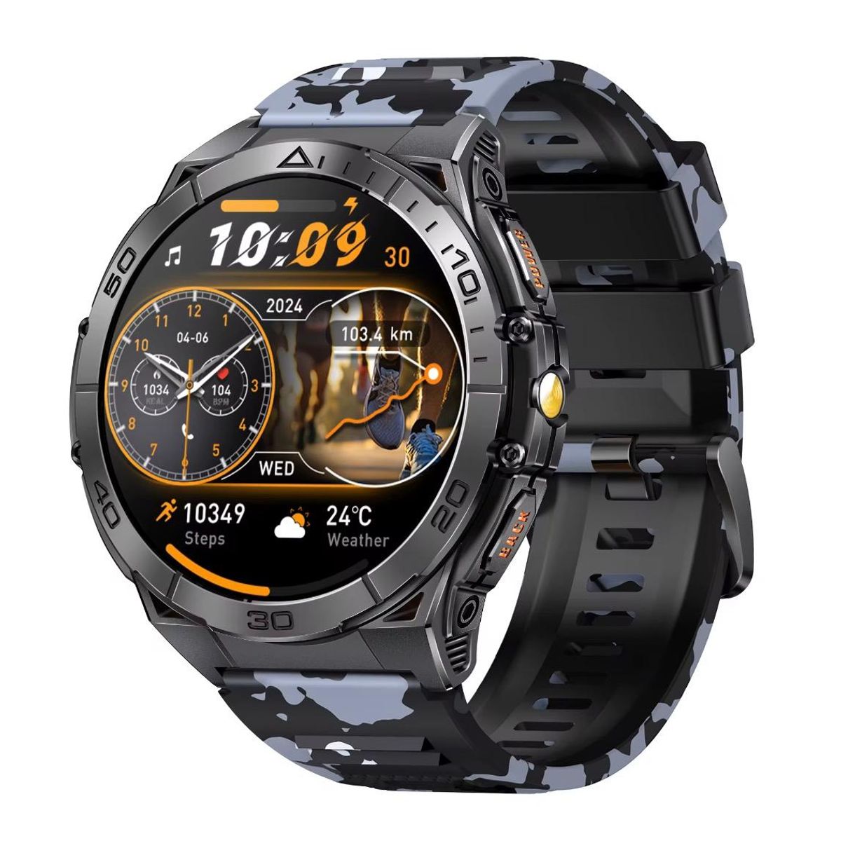 GENETIC - Smartwatch Con Bluetooth llamada K71 Con Linterna