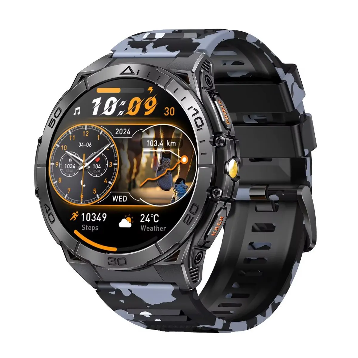 GENETIC - Smartwatch Con Bluetooth llamada K71 Con Linterna