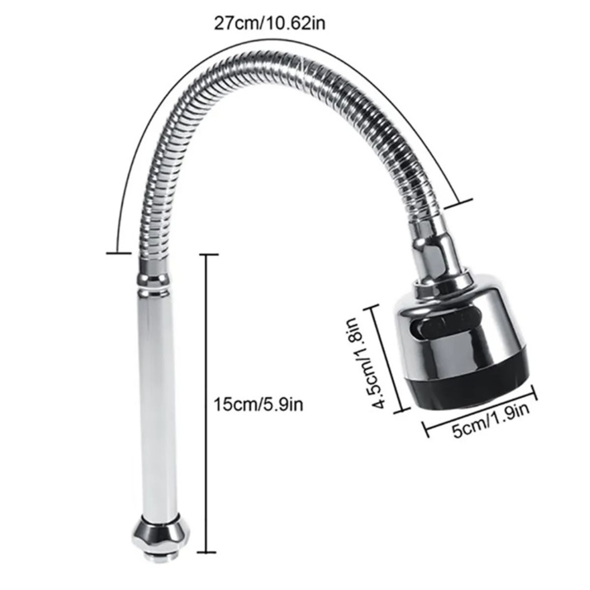 MOVI - Cuello Flexible para Lavaplatos Universal