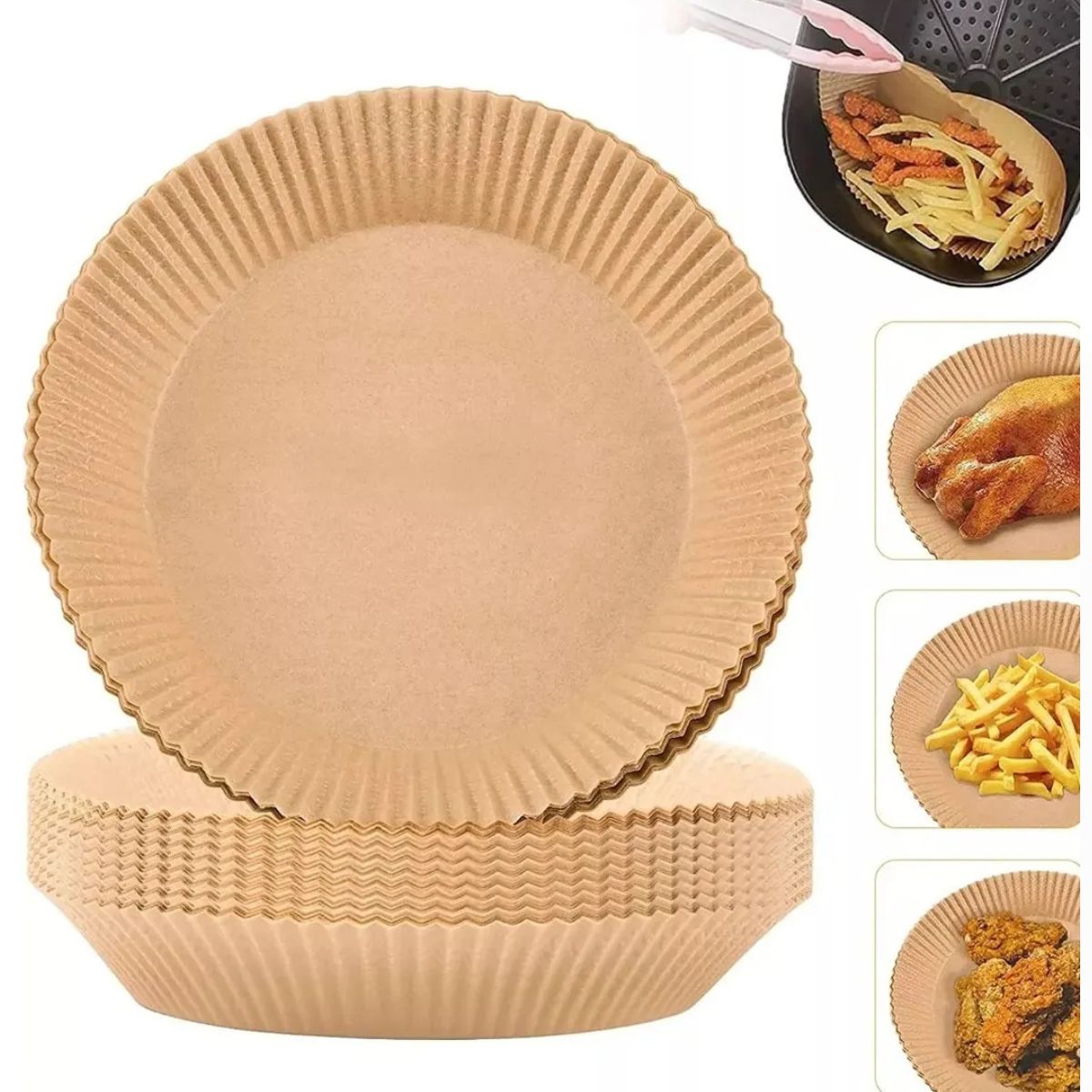 GENERICO - 100 X Papel De Air Fryer De Dokei