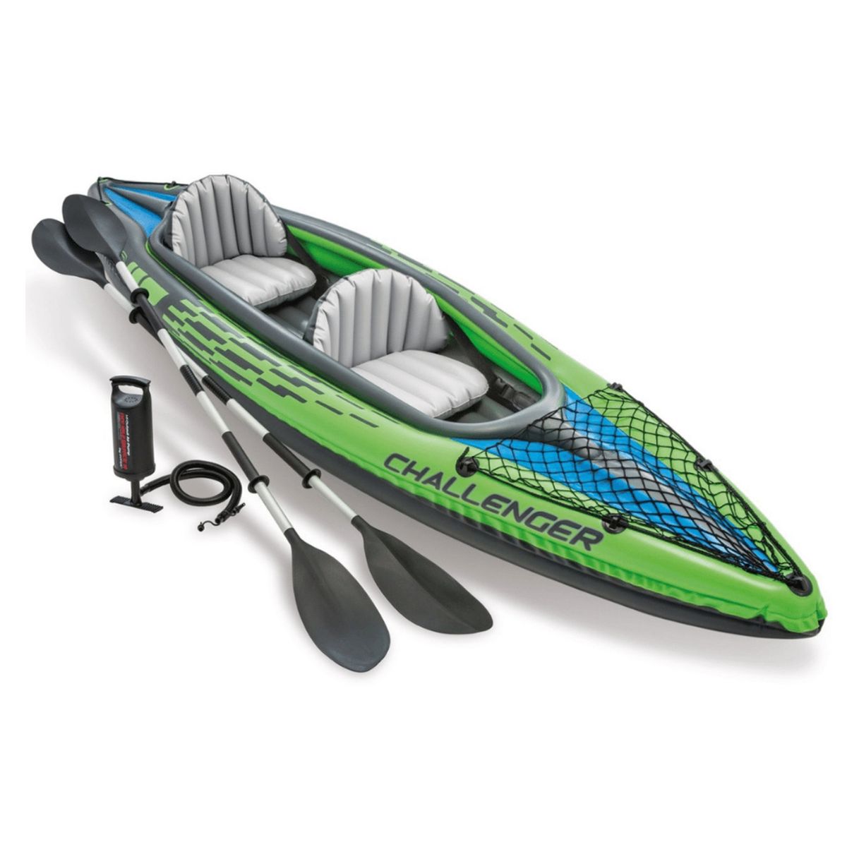INTEX - Kayak Inflable Intex Challenger K2 Cap. 2 Personas