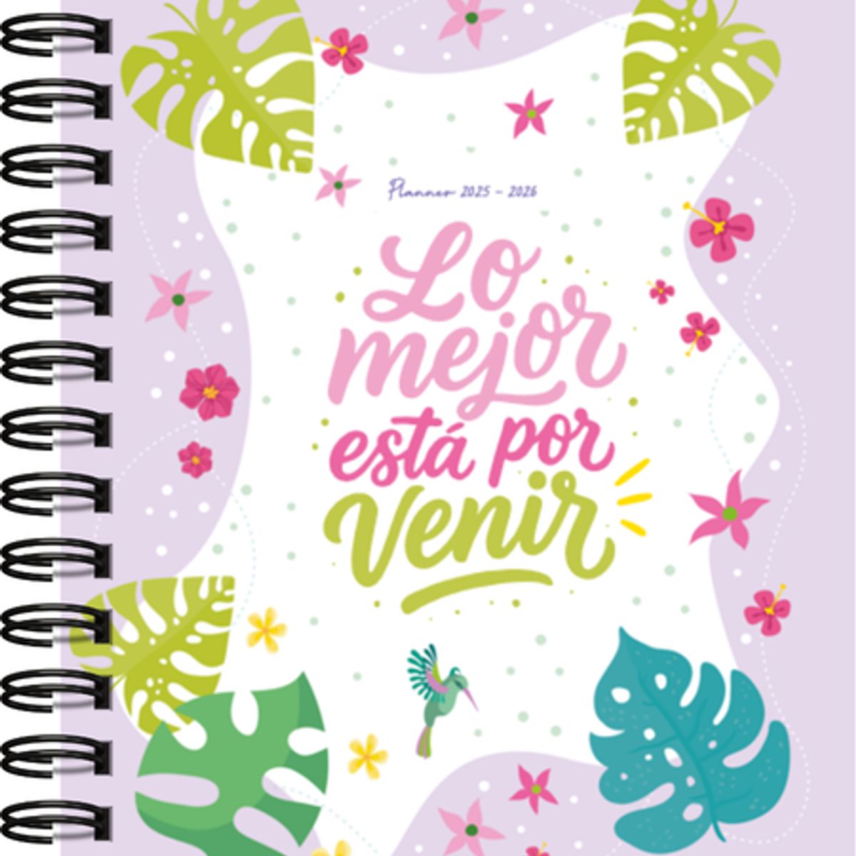 ELAB PROPIA - Agenda Motivacional 2026 Diseño "Garden"