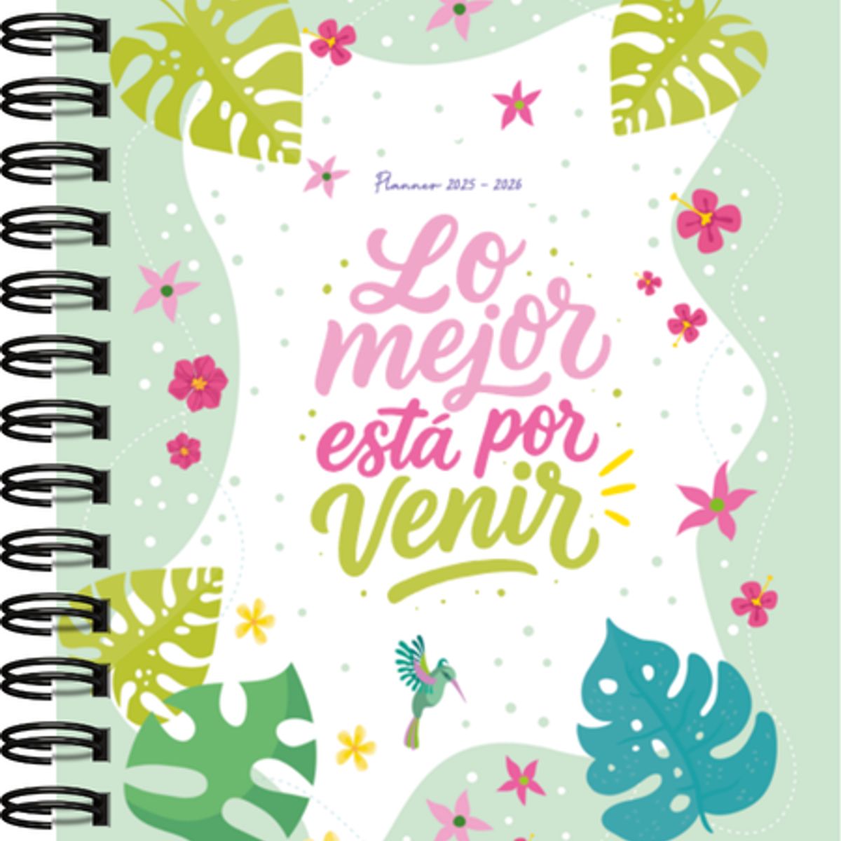 ELAB PROPIA - Agenda Motivacional 2026 Diseño "Garden"