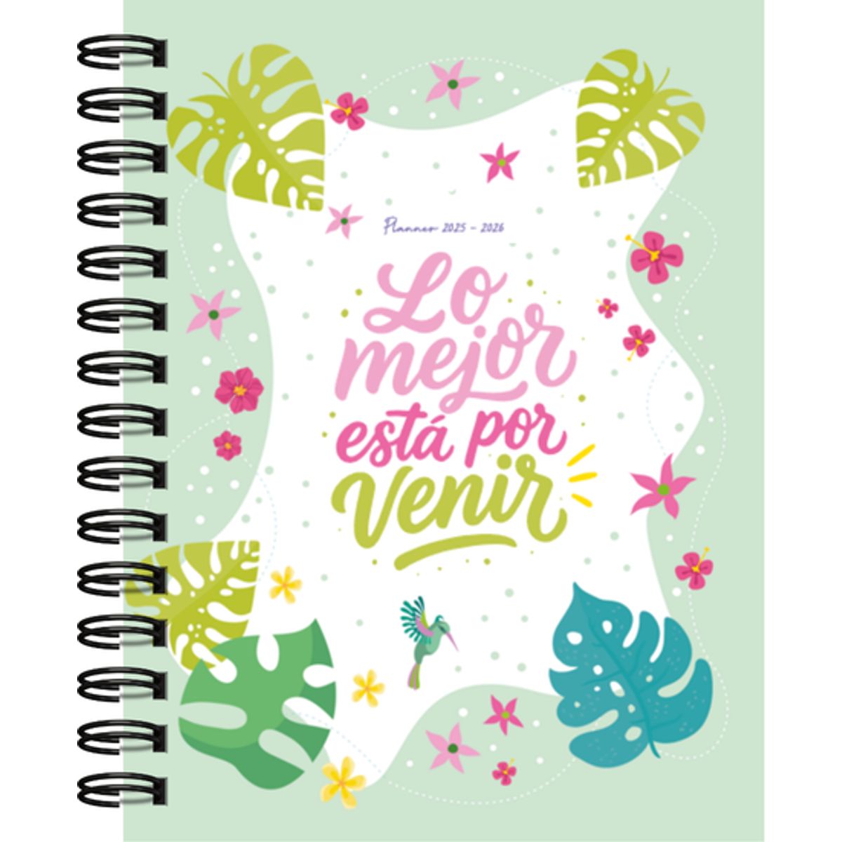 ELAB PROPIA - Agenda Motivacional 2026 Diseño "Garden"