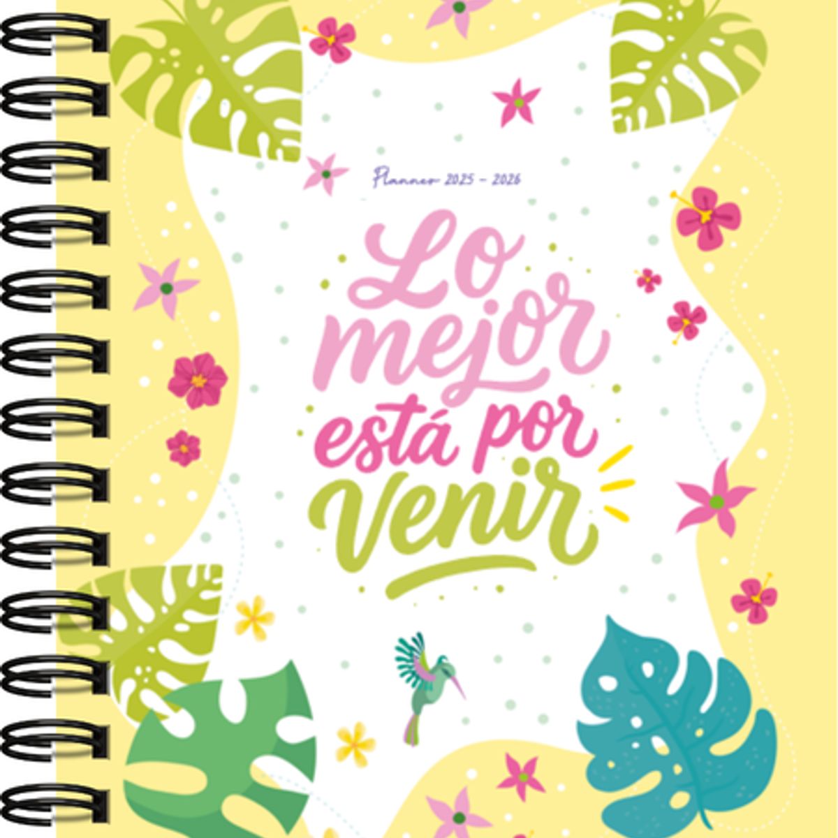 ELAB PROPIA - Agenda Motivacional 2026 Diseño "Garden"