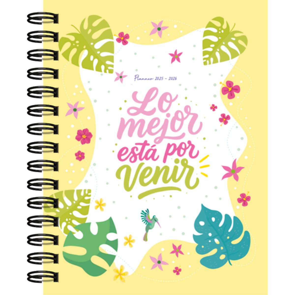 ELAB PROPIA - Agenda Motivacional 2026 Diseño "Garden"