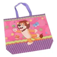 GENERICO - Pack 12 Bolsa Reutilizable Animados D Compras Regalo 39x30cm 130041