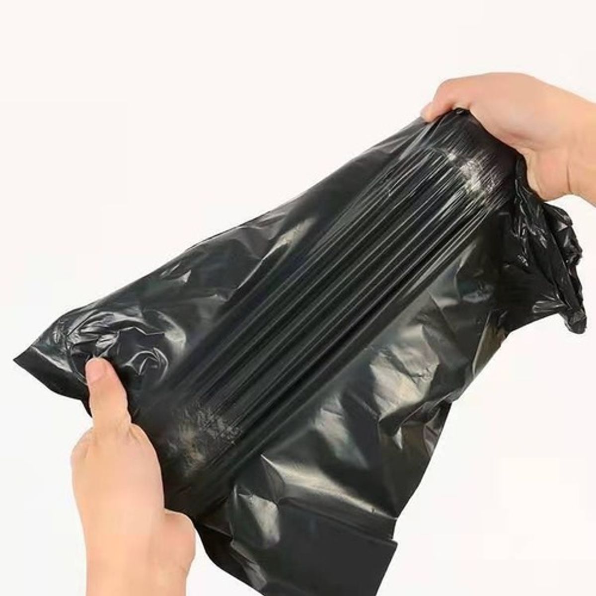 GENERICO - X100 Bolsas Plásticas Sobres Courier Autoadhesivo 25x35cm Negro
