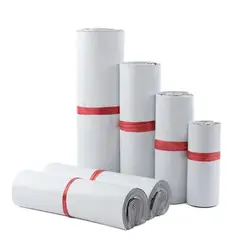 GENERICO - X100 Bolsas Sobre Ecommerce 25x35cm Biodegradable Courier Blanco