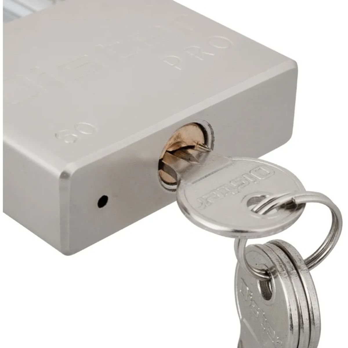 OISTER - Candado Máxima Seguridad PRO OISTER Niquel 60MM  Bodega, Portón, Reja