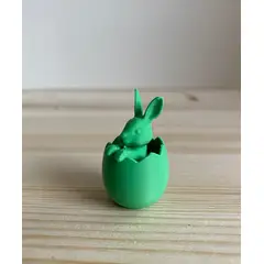 GENERICO - Mini Figura decorativa - Conejito en cáscara de huevo