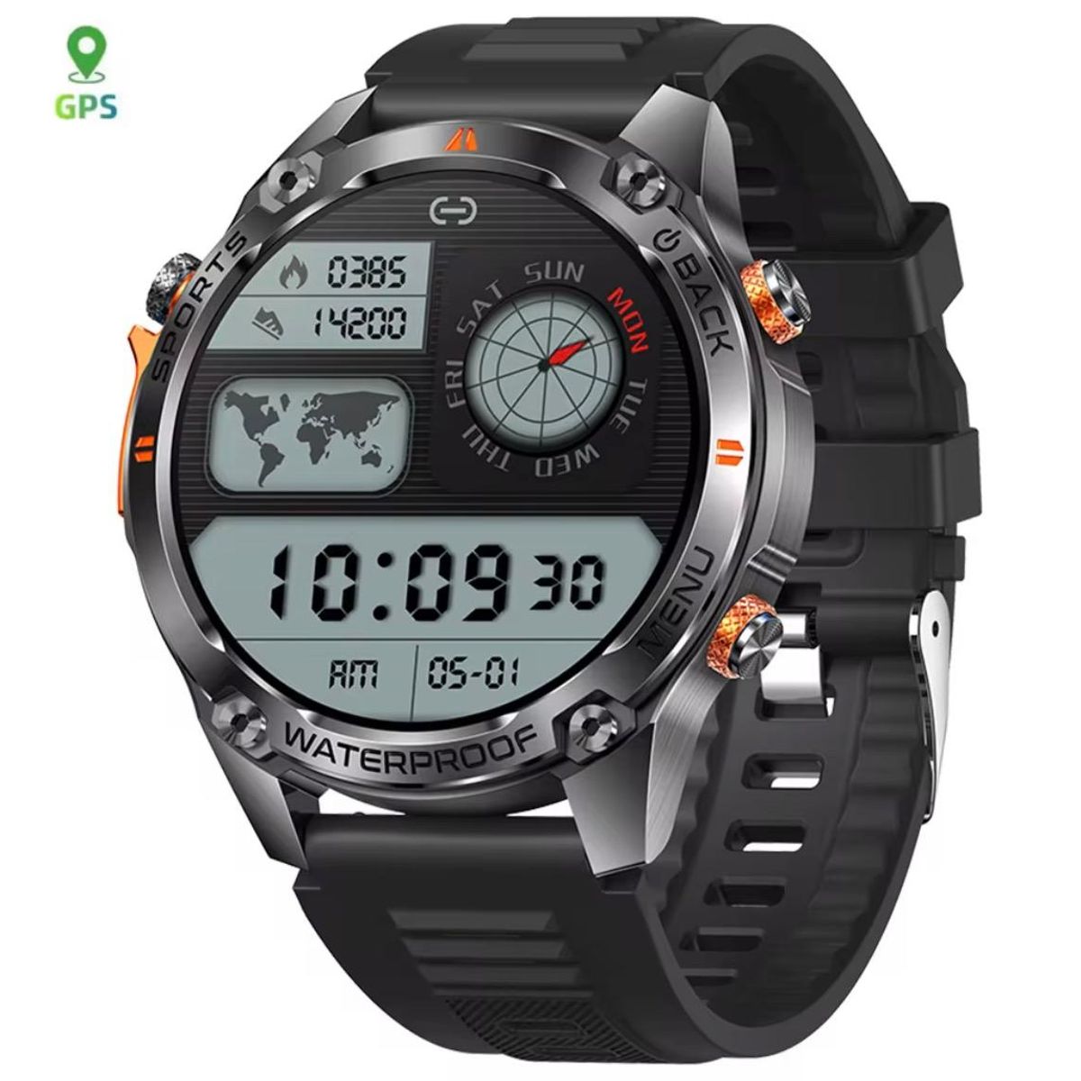 GENETIC - Smartwatch G100 Con Bluetooth llamada Con GPS