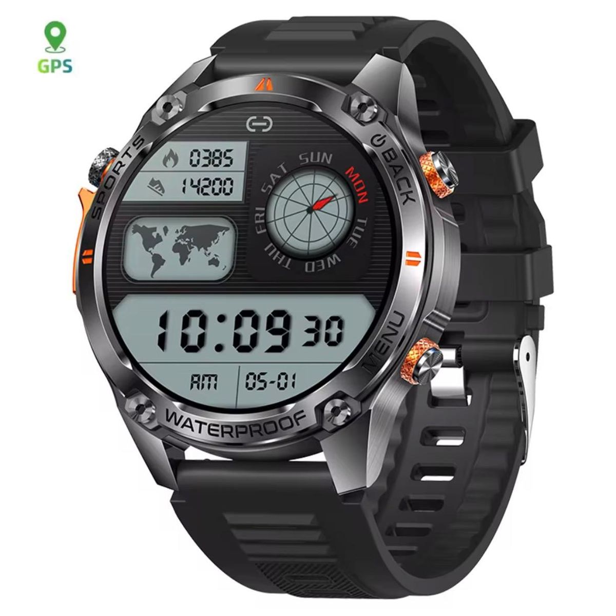 GENETIC - Smartwatch G100 Con Bluetooth llamada Con GPS