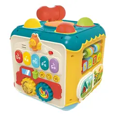 GENERICO - Cubo Didáctico De Actividades 6 En 1 Bebe