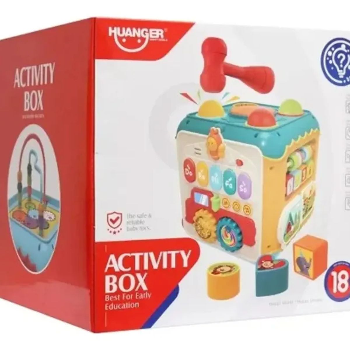 GENERICO - Cubo Didáctico De Actividades 6 En 1 Bebe