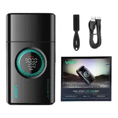 VGR - Maquina Afeitadora V-77 Color NEGRO