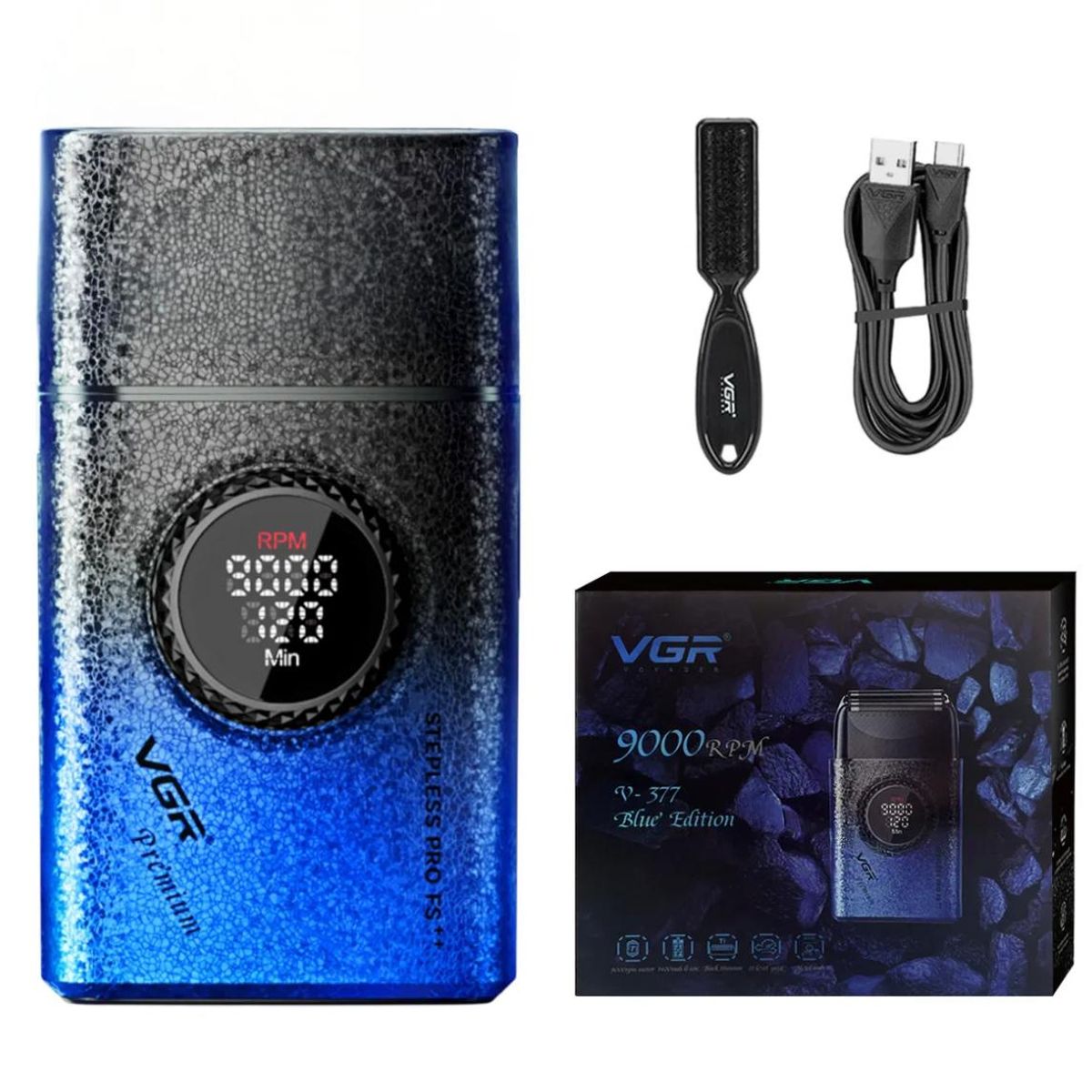 VGR - Maquina Afeitadora VGR V-77 Color AZUL