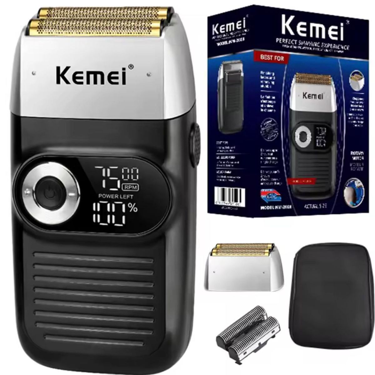 KEMEI - Maquina Afeitadora KEMEI KM-2026