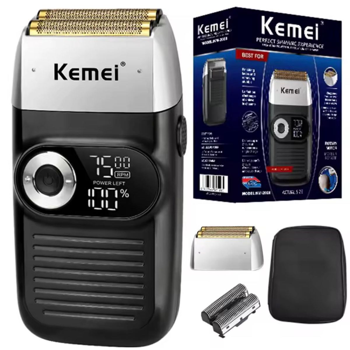 KEMEI - Maquina Afeitadora KEMEI KM-2026