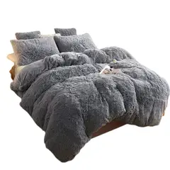 GENERICO - Cobertor Peludo con Chiporro; 2 plazas , Gris