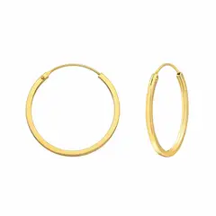 GOIA - Argolla plana 25 mm gold