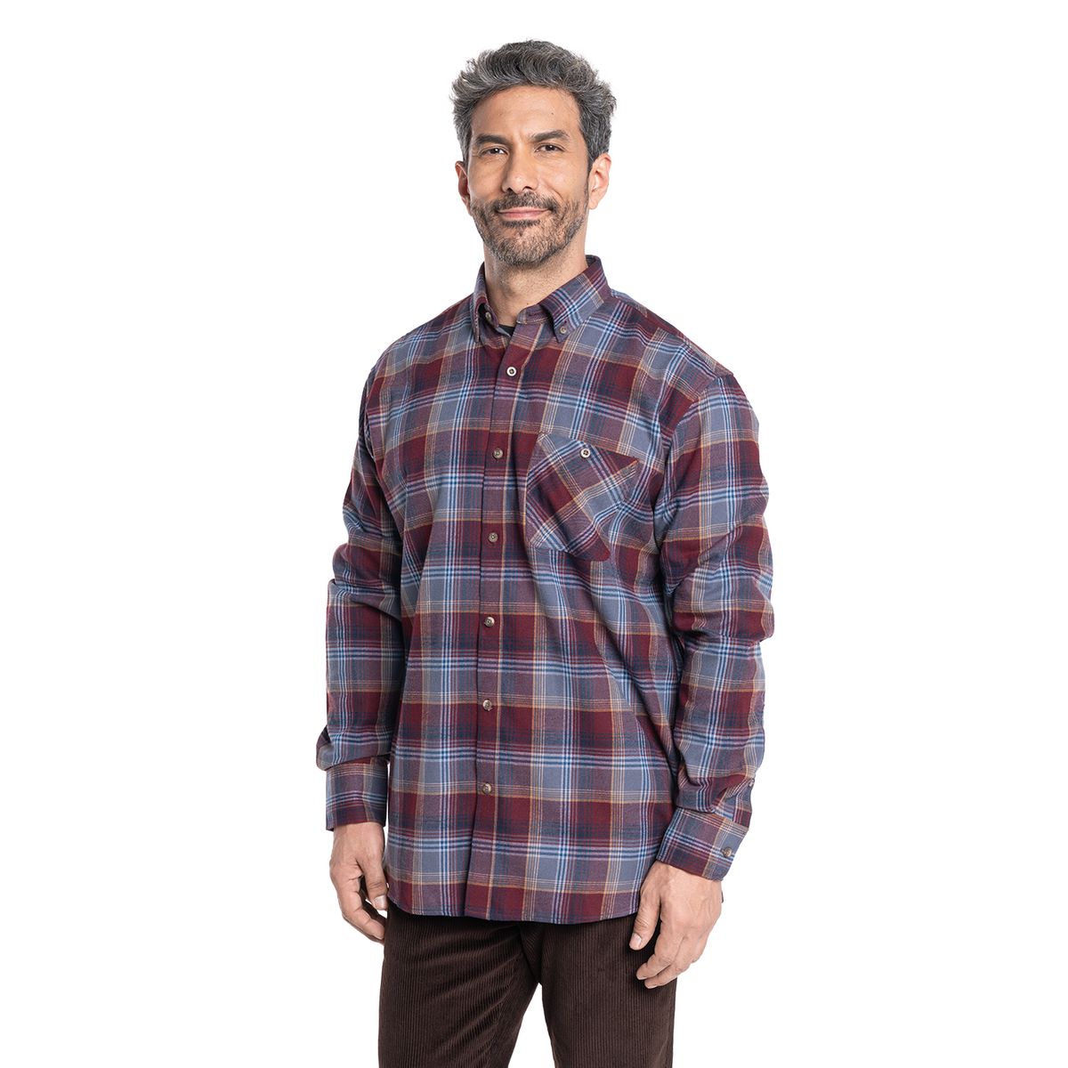 KOTTING - Camisa Manga Larga Villela Hombre