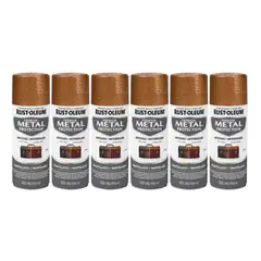 RUST-OLEUM - 6 Pack Esmalte Metal Protection Cobre Martillado 700213