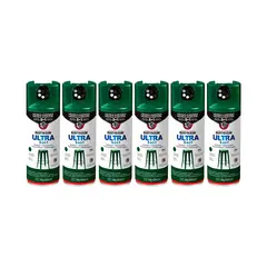 RUST-OLEUM - 6 Pack Pintura Ultra 5 en 1 Multisuperficie Anticorrosiva Verde Militar Brillante 700010