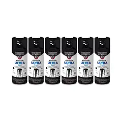 RUST-OLEUM - 6 Pack Pintura Ultra 5 en 1 Multisuperficie Anticorrosiva Negro Satinado 700003