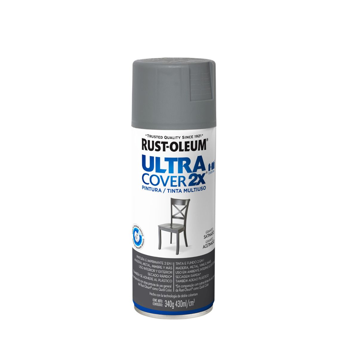 RUST-OLEUM - 6 Pack Pintura Ultra Cover 2X Multiuso Granito Satinado 700049