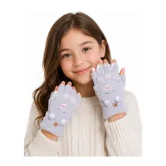 QIKUN - Guantes Mitones 2 en 1 Capibara Guantes Infantil