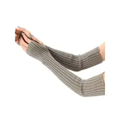 QIKUN - Guantes Largos Sin dedos De Lana