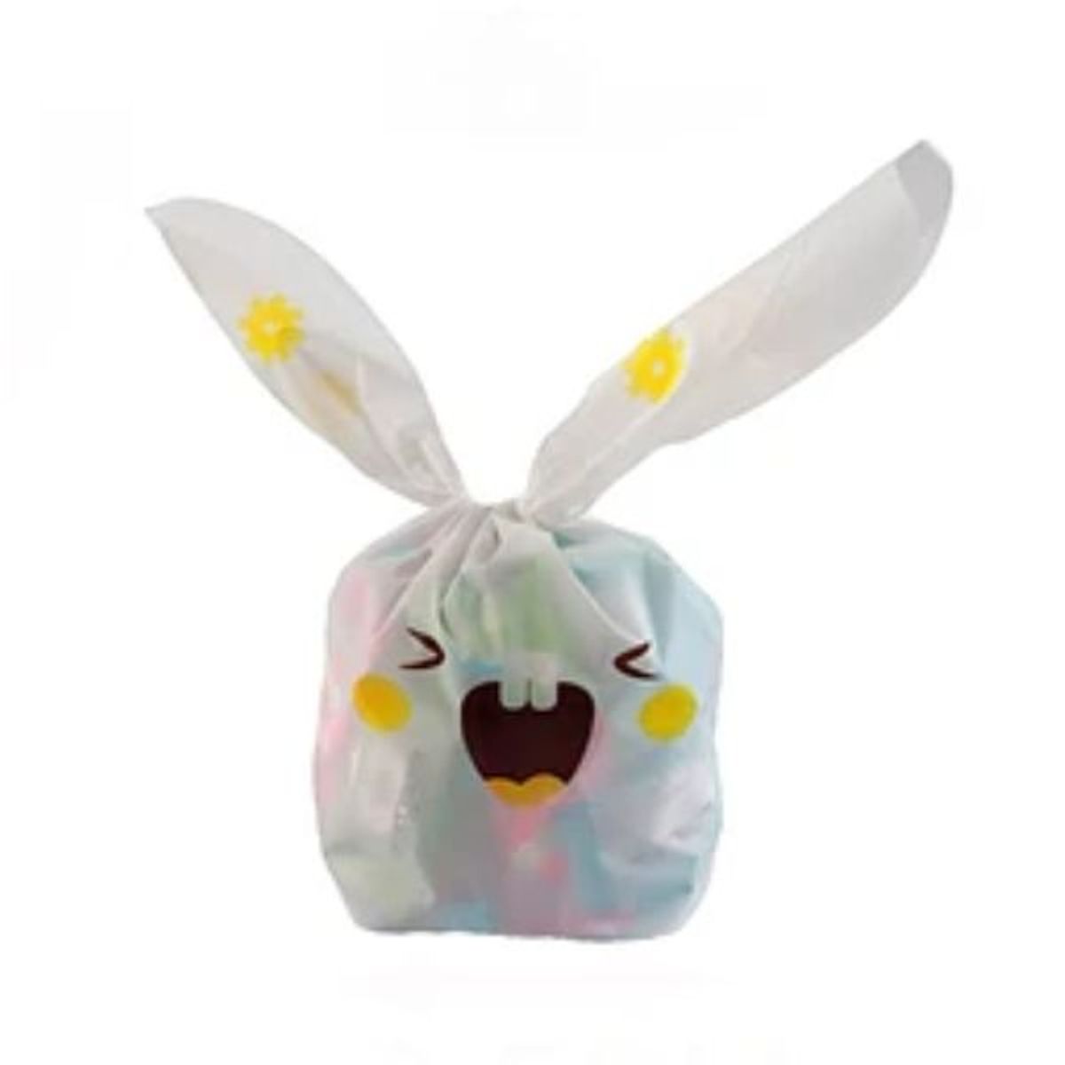 GENERICO - Bolsas de dulces conejo de pascua color aleatorio 16x27cm 12pcs