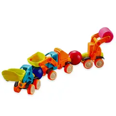 GENERICO - Vehículo Magnético Para Construir 52 pcs