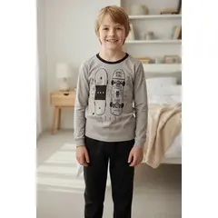 KOWHAI - Pijama Niño Estampado Skate