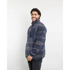POLEMIC - Polerón Hombre Mini Sherpa estampado sin gorro