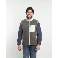POLEMIC - Polerón Hombre Polar sin mangas Sherpa forrado Bonded