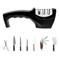 Afilador de cuchillos manual de 3 etapas (Reparación, Afilado, Pulido)