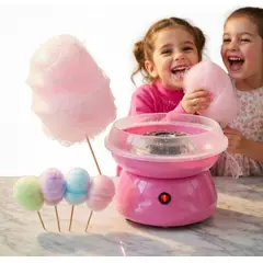 MOVI - Máquina de Algodón de Azúcar Rosa Para Eventos, Juegos y Complementar tu Cocina