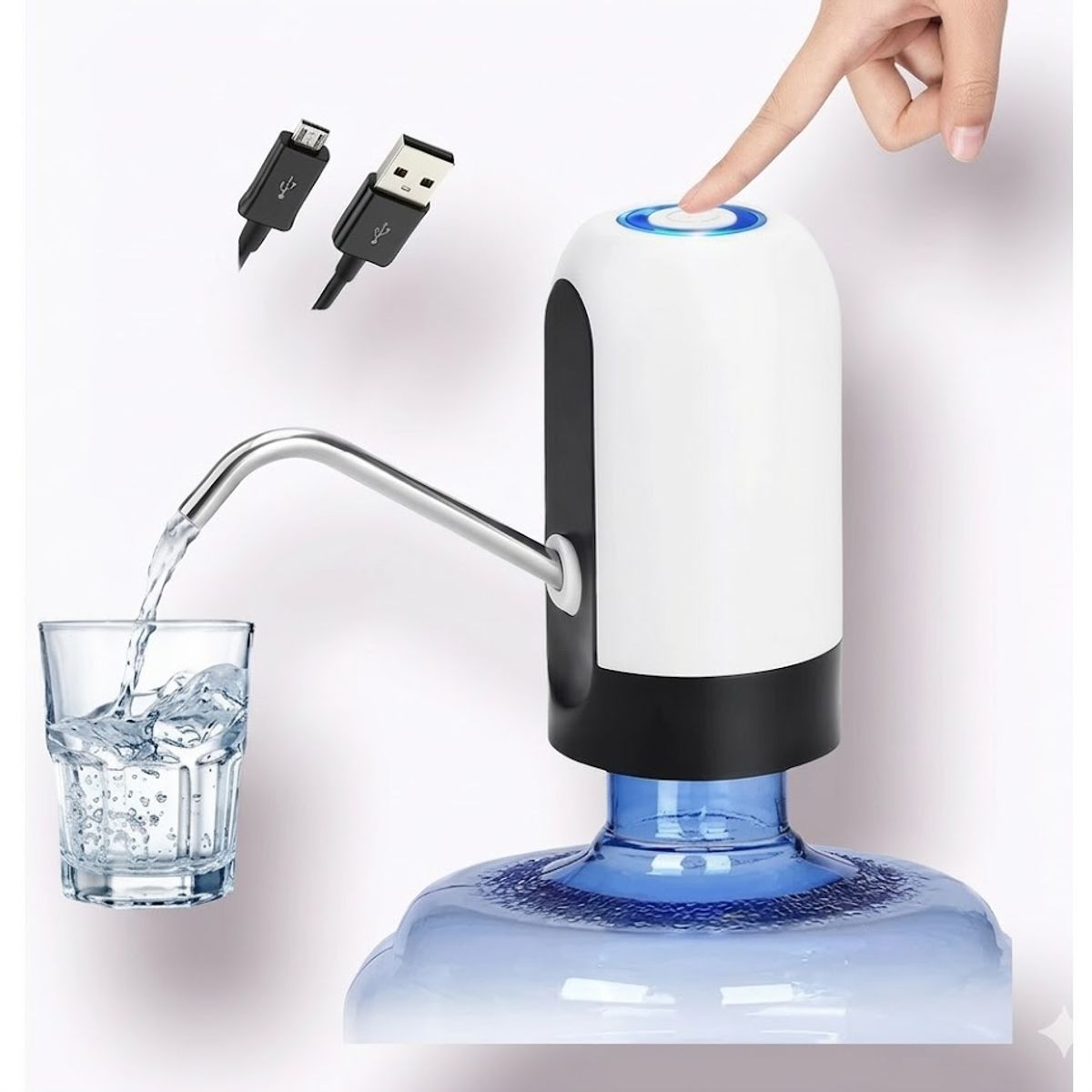 GENERICO - Dispensador de agua eléctrico y recargable