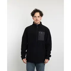 POLEMIC - Polerón Hombre Micropolar Invierno textura Medio cierre