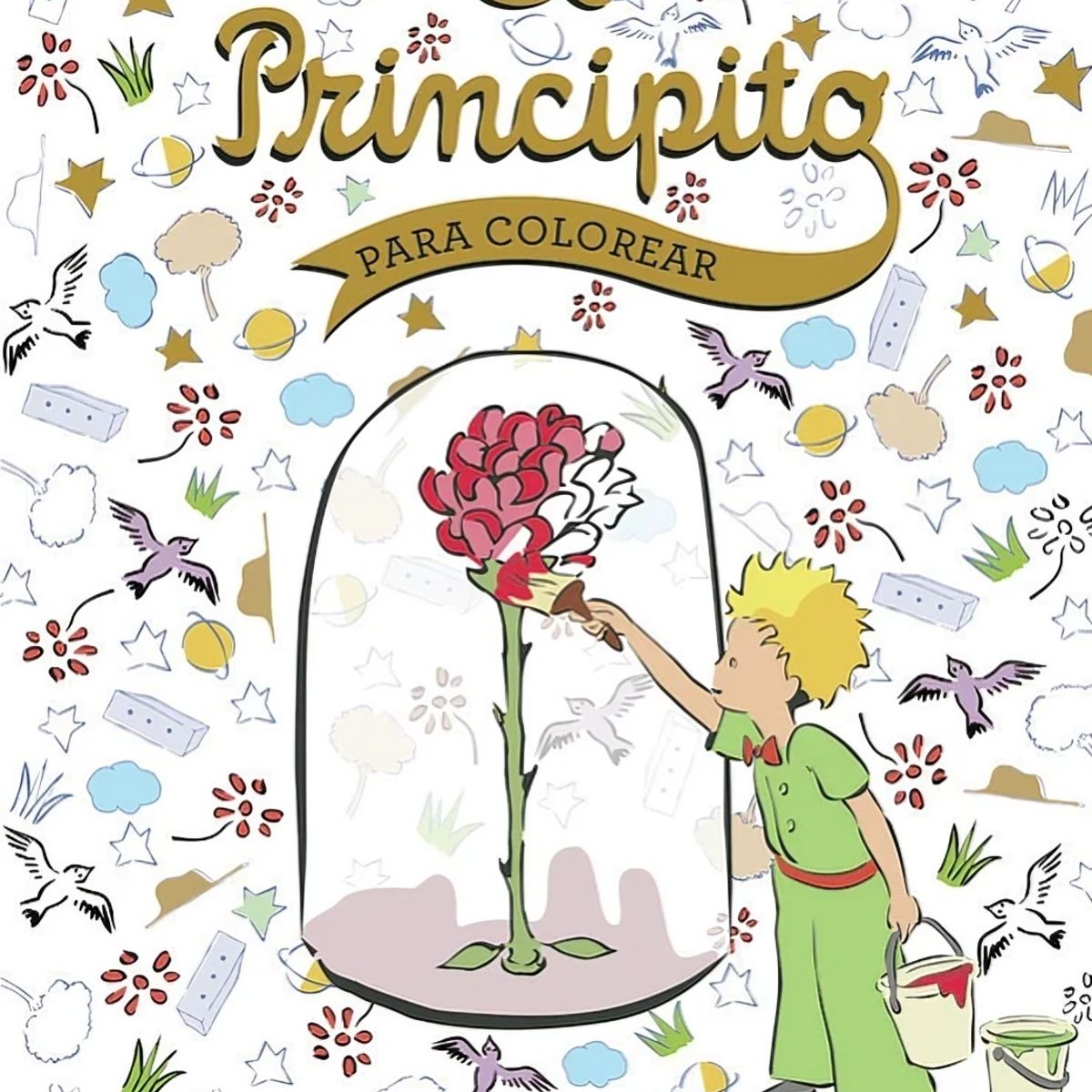 TOP10BOOKS - LIBRO El Principito Xl - Para Colorear - VyR