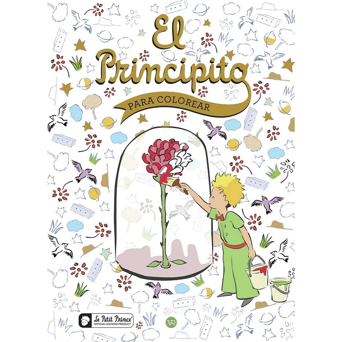TOP10BOOKS - LIBRO El Principito Xl - Para Colorear - VyR