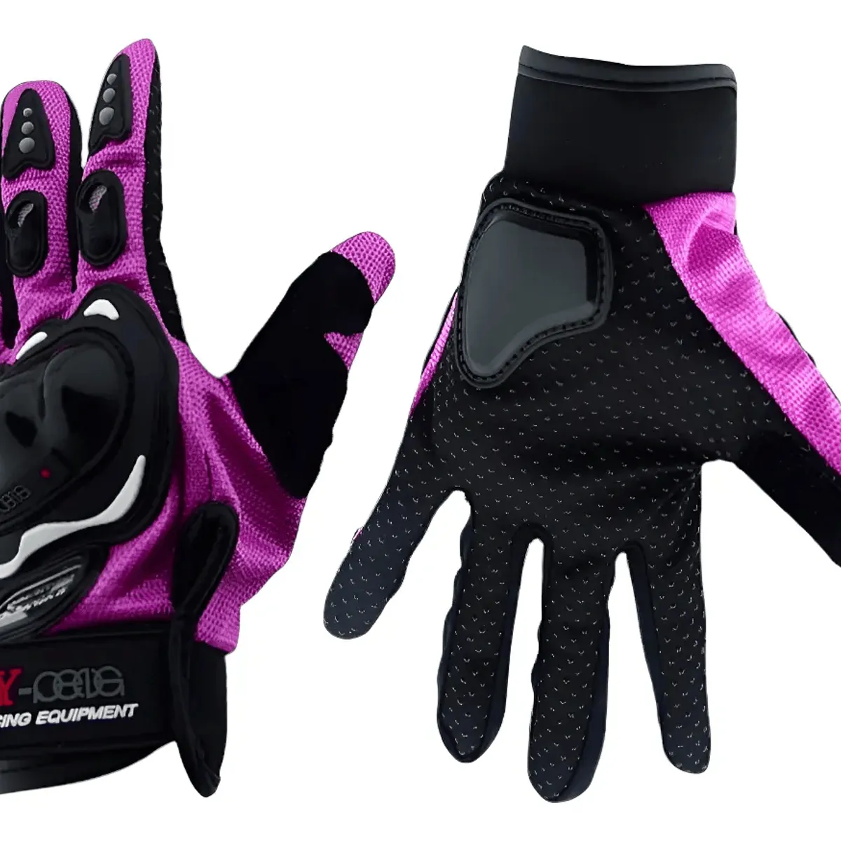 GENERICO - Guantes para mujer Fucsia Moto Protección