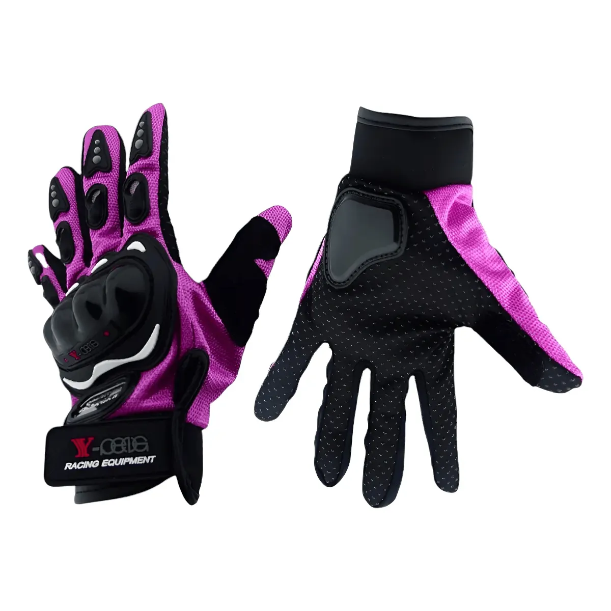 GENERICO - Guantes para mujer Fucsia Moto Protección