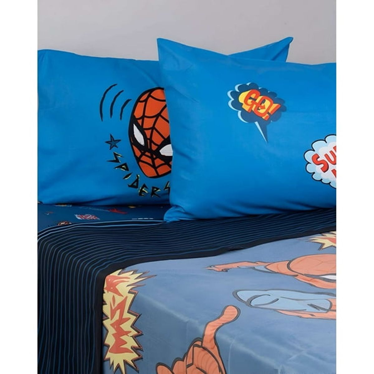 MASHINI - SABANAS MICROFIBRA SPIDERMAN COMIC HOMBRE ARAÑA 2 PLAZAS
