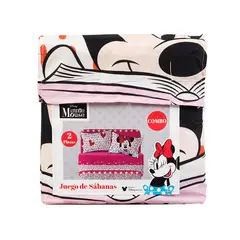 MASHINI - SABANAS MICROFIBRA MINNIE LIVING 2 PLAZAS